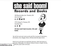 Sites similar to shesaidboom.ca