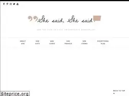 Sites similar to shesaidshesaid.co