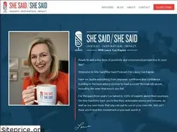 Sites similar to shesaidshesaidpodcast.com
