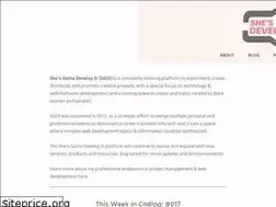Sites similar to shesgottadevelopit.com