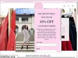 Sites similar to shesheshoes.com
