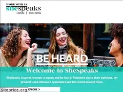 Sites similar to shespeaks.com