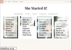 Sites similar to shestartedit.co