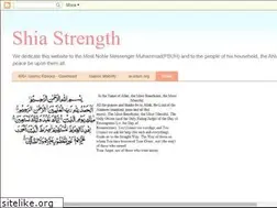 Sites similar to shiastrength.blogspot.com