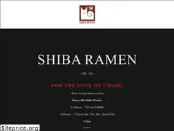 Sites similar to shibaramen.com