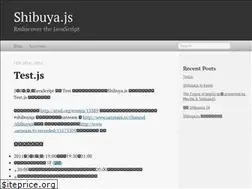 Sites similar to shibuyajs.org