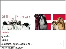 Sites similar to shihtzudanmark.dk