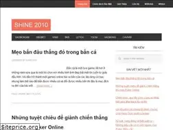 Sites similar to shine2010.co.za