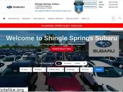 Sites similar to shinglespringssubaru.com