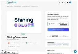 Sites similar to shiningcolors.com