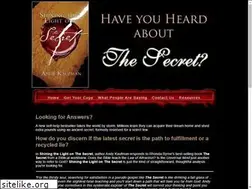 Sites similar to shiningthelightonthesecret.com