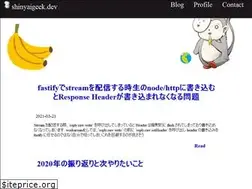 Sites similar to shinyaigeek.dev