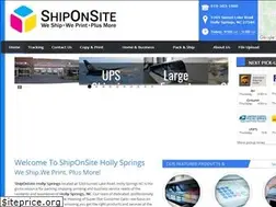 Sites similar to shiponsitehollysprings.com