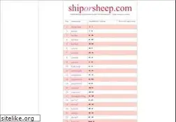 Sites similar to shiporsheep.com
