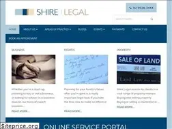 Sites similar to shirelegal.com.au