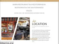 Sites similar to shirinrestaurant.com