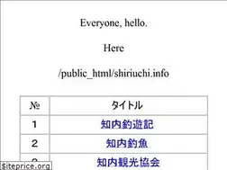 Sites similar to shiriuchi.info