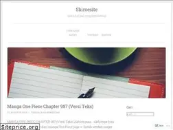 Sites similar to shiroesite.wordpress.com