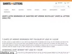 Sites similar to shirtsenletters.nl