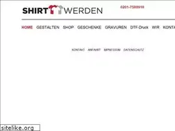 Sites similar to shirtwerden.de