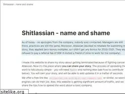 Sites similar to shitlassian.com