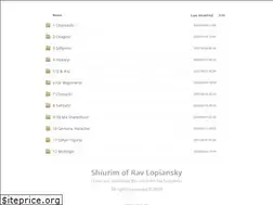 Sites similar to shiurimofravlopiansky.com