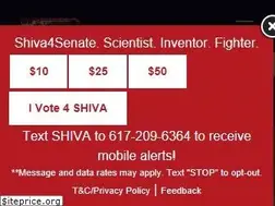 Sites similar to shiva4senate.com