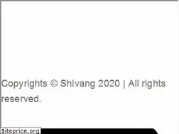 Sites similar to shivangrathod.com