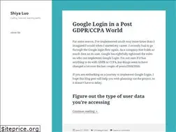 Sites similar to shiya.io