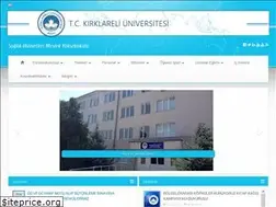 Sites similar to shmyo.kirklareli.edu.tr