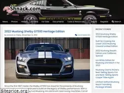 Sites similar to shnack.com