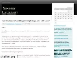 Sites similar to shobhituniversity.wordpress.com