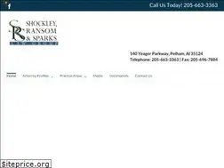 Sites similar to shockleyandransomlaw.com