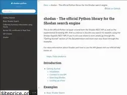 Sites similar to shodan.readthedocs.io