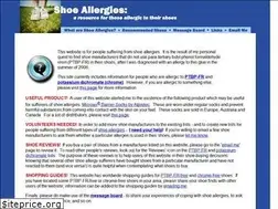 Sites similar to shoeallergies.50webs.com