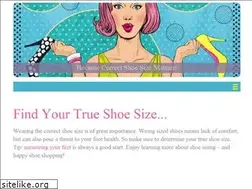 Sites similar to shoesize.com