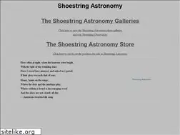 Sites similar to shoestringastronomy.com