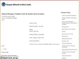 Sites similar to shogunatfolsom.com