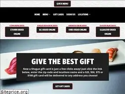 Sites similar to shogundining.com