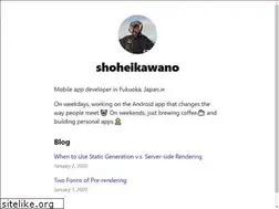 Sites similar to shoheikawano.com
