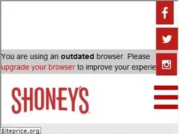 Sites similar to shoneys.com