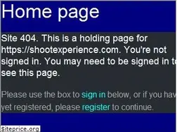 Sites similar to shootexperience.com