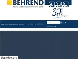 Sites similar to shop-behrend-sgt.de