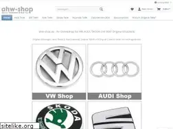 Sites similar to shop.ahw-shop.de