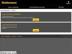 Sites similar to shop.dekkmann.no