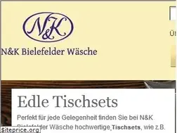 Sites similar to shop.nk-bielefelderwaesche.de