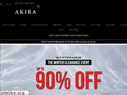 Sites similar to shopakira.com