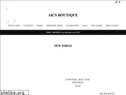 Sites similar to shopaksboutique.com