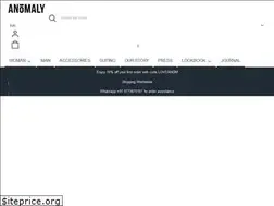 Sites similar to shopanomaly.in