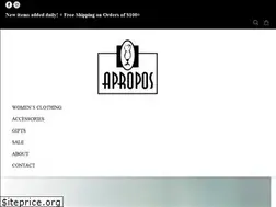 Sites similar to shopapropos.com